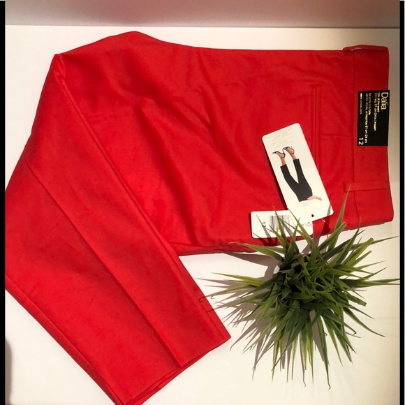 Sz12 $22 dalia cropped coral pants - Picture 4 of 11